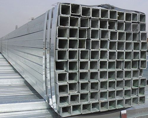 Hot dip galvanized square and rectangular steel tube